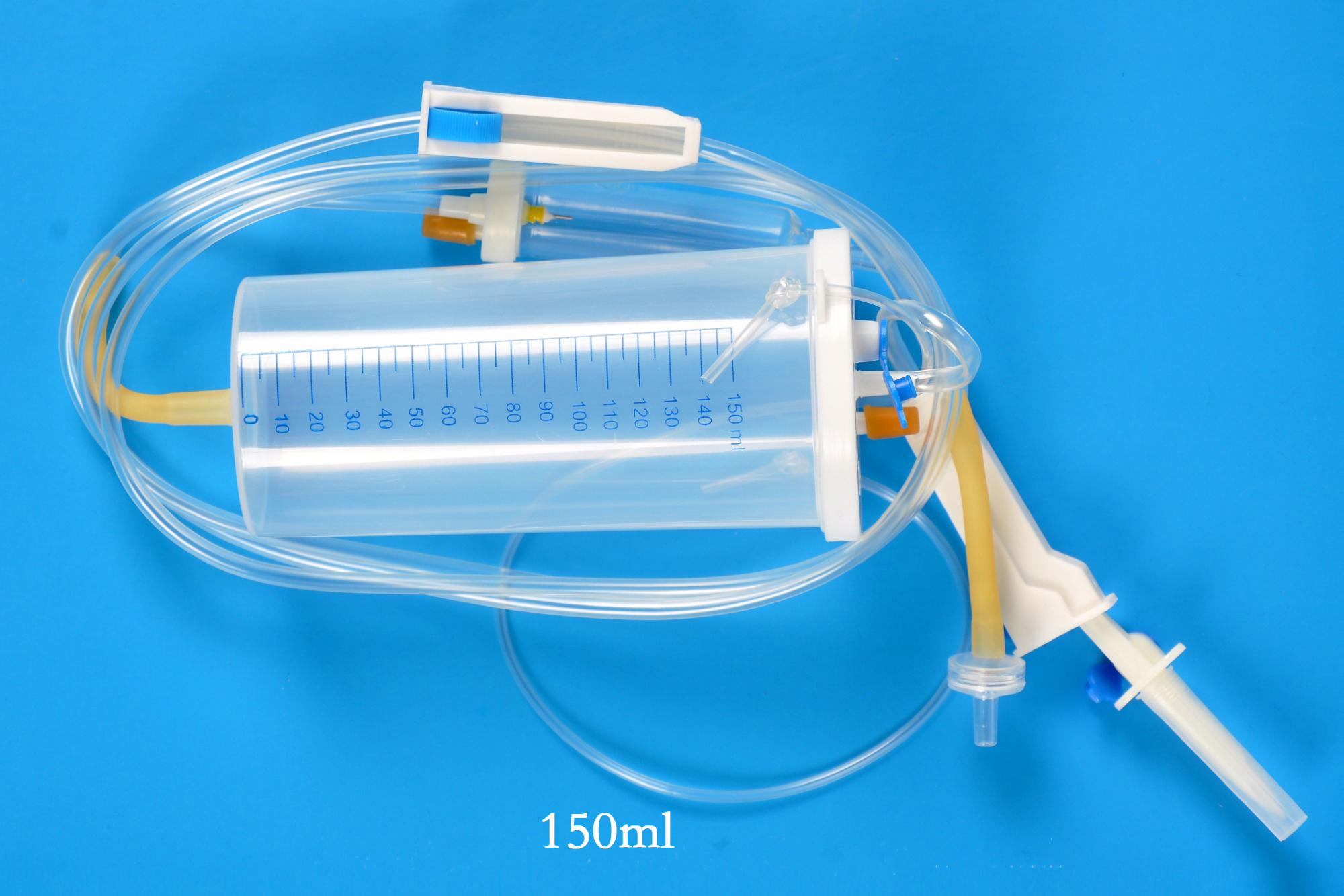 Infusion sets burette for single use